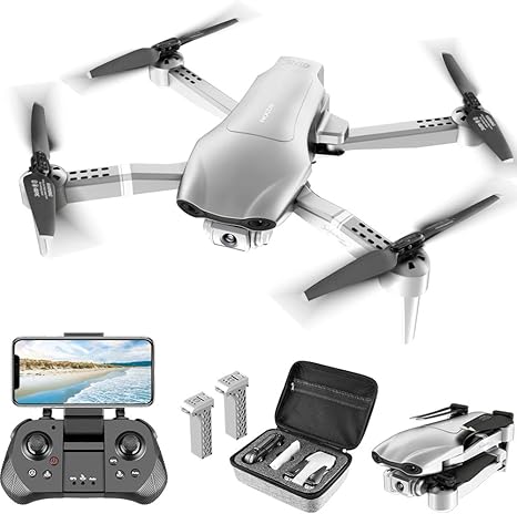 Amazon Co Jp 4drc ドローン Gps搭載 Fhd Fpv 4kカメラ大人のライブビデオ 初心者のための30分の飛行時間ポータブルセルフクワッドコプター 自動リターン カスタムフライトパス デュアルカメラ 高度保持 シルバーとスーツケース 2 4ghz国内認証済み カメラ