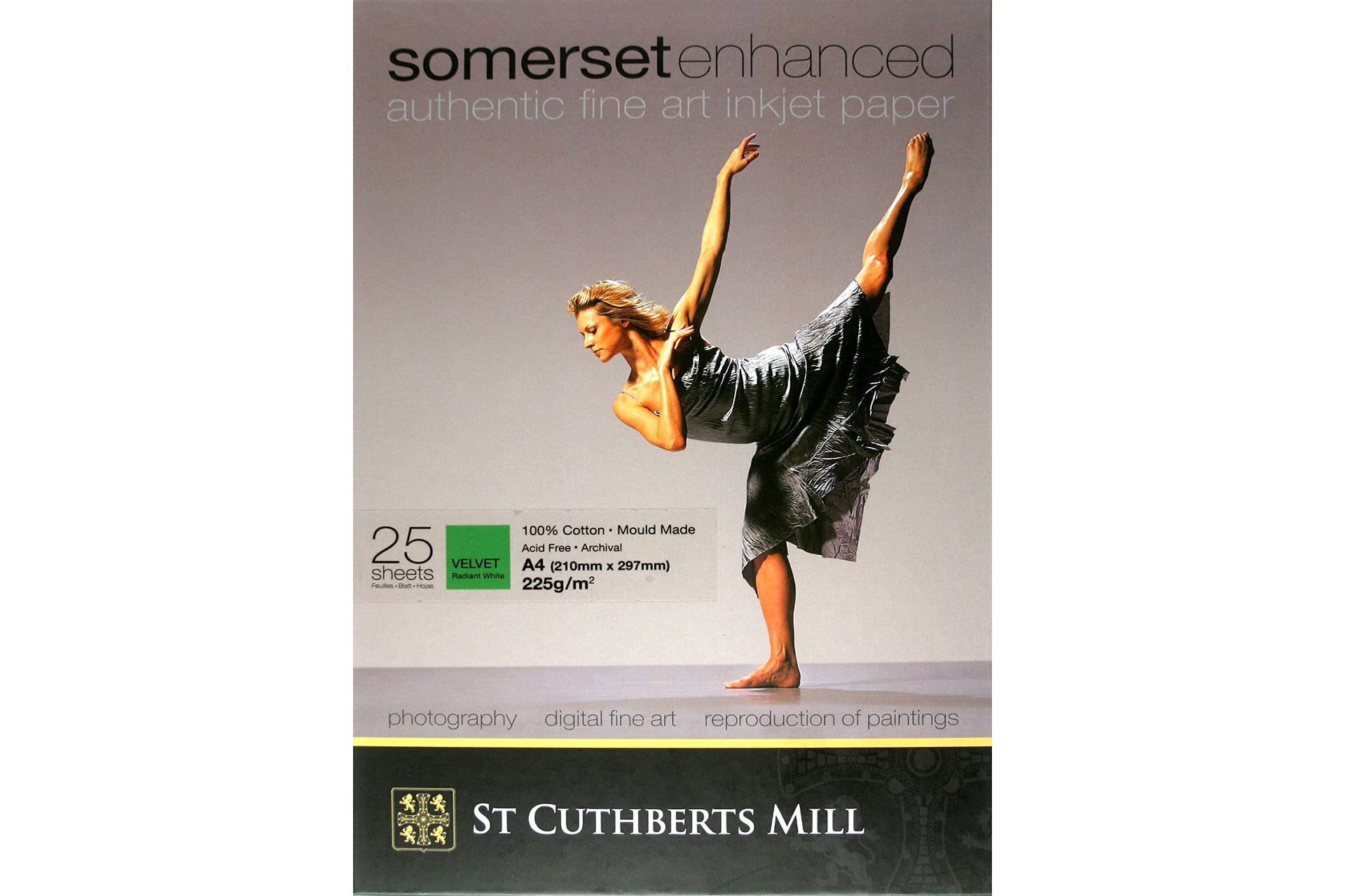 Somerset Enhanced Fine Art Inkjet Paper - Velvet - (297x210mm) - 25 sheets