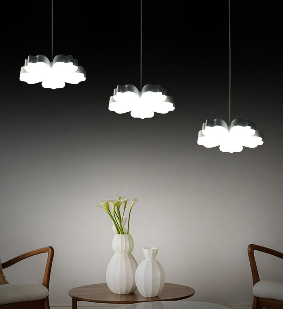Led Pendant Light Modern Design Ceiling Light Acrylic Flowers