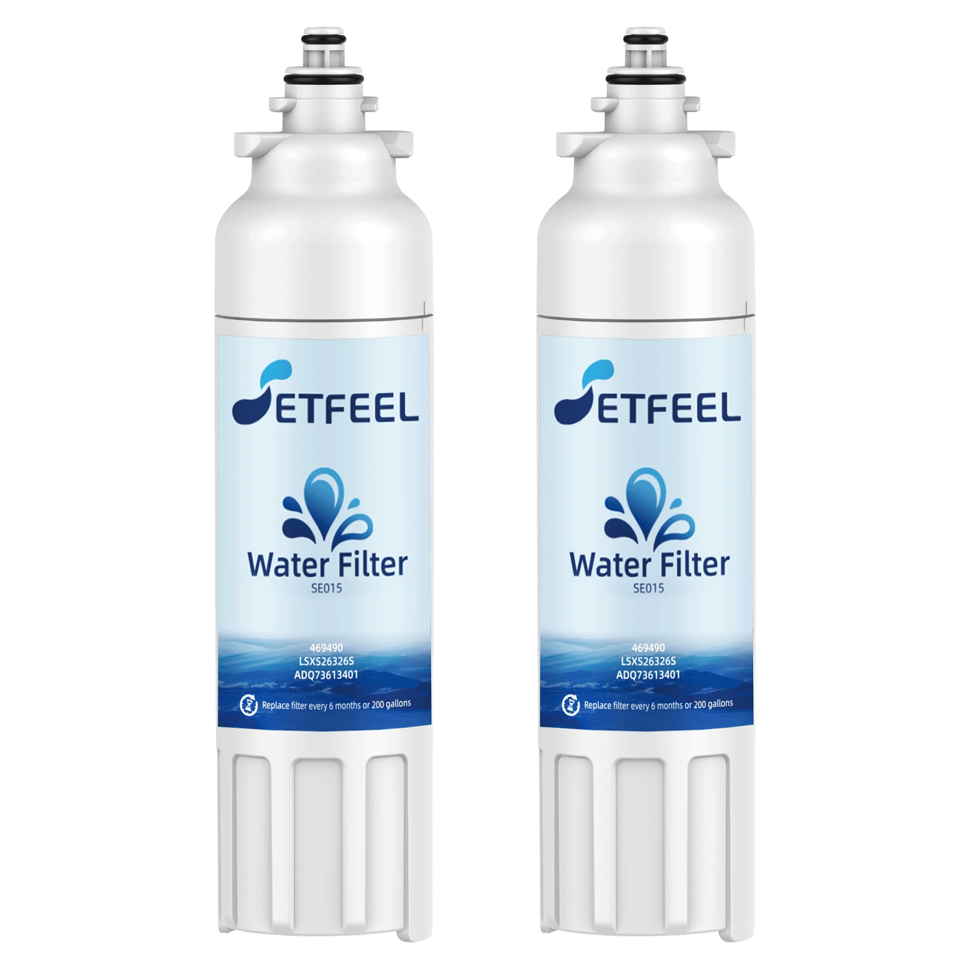 Photo 1 of ADQ736134 Water Filter Replacement for LG, LSXS26366S, LSXS26326S, LT800P, ADQ73613401, ADQ73613402, LMXC23746S, LMXS30776D, Kenmore 9490, 469490, 2 Pack SETFEEL