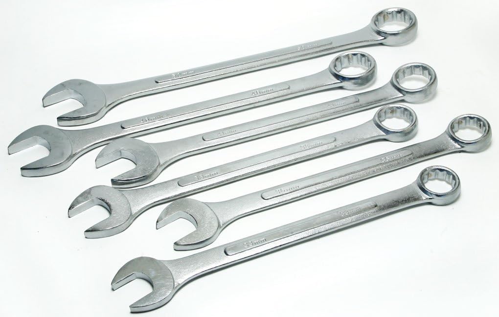 Hilka 17300602 Jumbo Spanner Set Metric, Silver