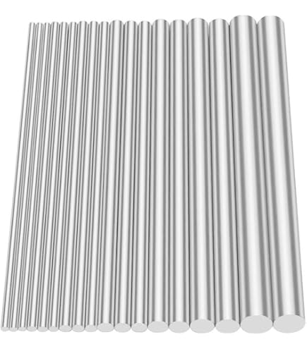 MECCANIXITY 3Pcs Aluminum Round Rod 5/8"(16mm) Dia X 12"(300mm) Length 6061 Aluminum Bar Solid Stick Metal Lathe Bar Stock For DIY Craft Model Car - View #4