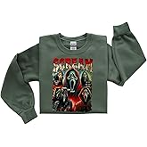 ElixirStreet Scream Vintage Halloween Sweatsshirt, Scream Horror Movie Shirt, Scream Ghostface T-shirt, Horror Movie Fan Gift