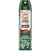 OFF! Deep Woods Tick & Mosquito Repellent Spray, Long-Lasting Bug Protection for Camping, Hiking, Fishing & Hunting, Fragranc