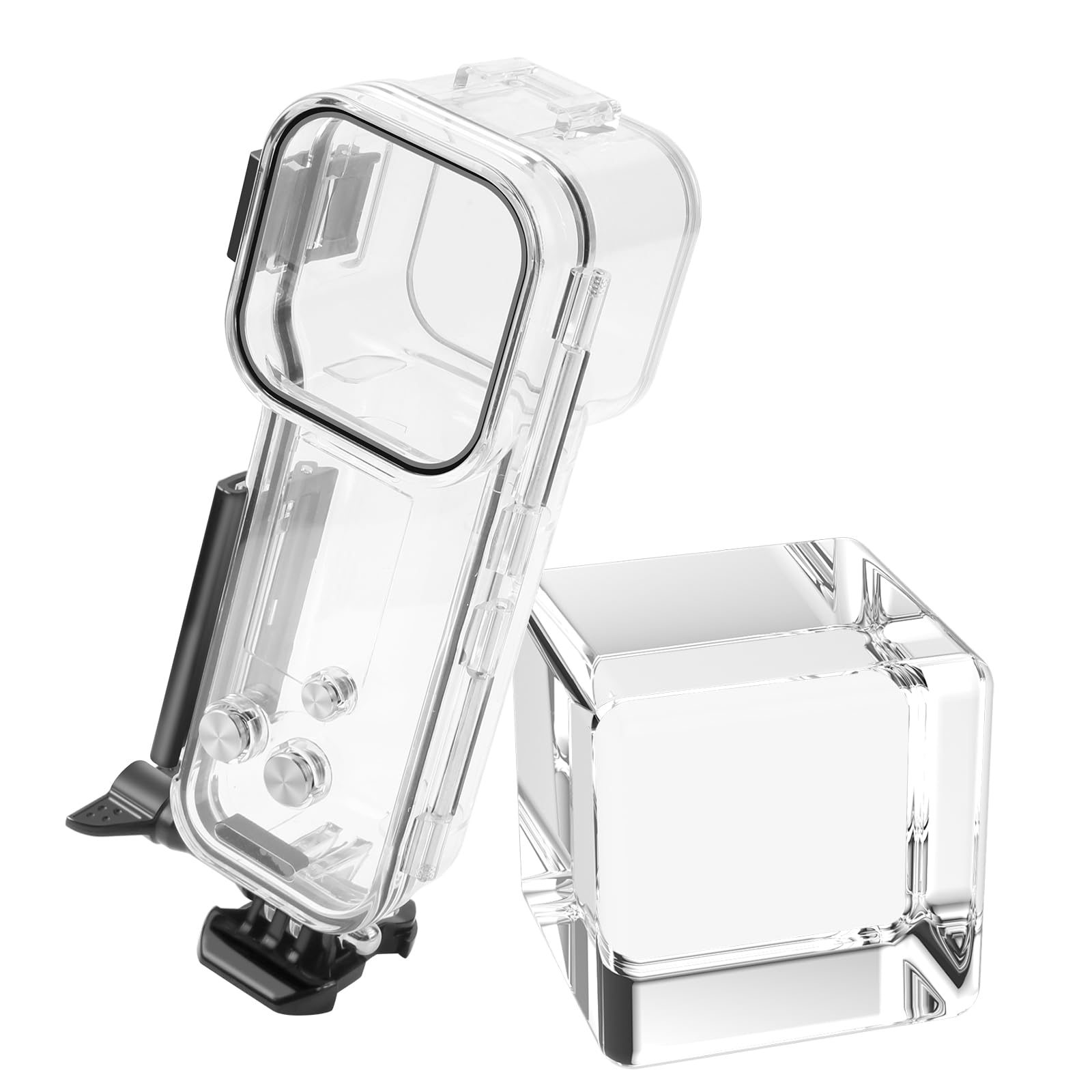 Transparent Underwater Waterproof Case for DJI Osmo Pocket 3, 45M/164.7ft Underwater Housing, Highly Transparent PC Material, for Surfing, Diving, Swimming, Traveling etc.