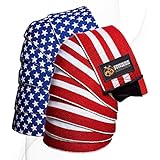 DMoose Fitness Compression Knee Wraps for Weightlifting, Powerlifting, Gym Workouts, and Crossfit, Long 78 Inch Length, Reinforced Fastening Straps, Men or Women