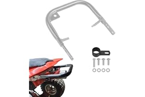 KKZOL Rear Grab Bar Wheelie Bar Compatible with Honda TRX450R TRX 450R All Year Rear Grab Bar Bumper(Silver)