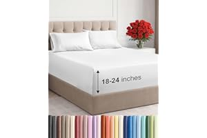 Extra Deep Pocket Queen Sheets - 4 Piece Breathable & Cooling Bed Sheets - Hotel Luxury Bed Sheet Set - Soft, Wrinkle Free & 