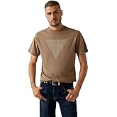 GUESS Mens Eco Short Sleeve Triangle Logo Tee