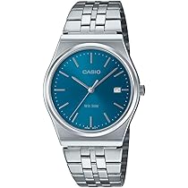 Casio MTP-B145D-2A2V Relógio analógico masculino vintage de aço