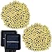 Lampat Solar String Lights, 300 Led Holiday String Lighting Outdoor Solar Patio Lights Fit Christmas Garden Wedding Party Landscape[Warm White], 2 Pack 600 LED