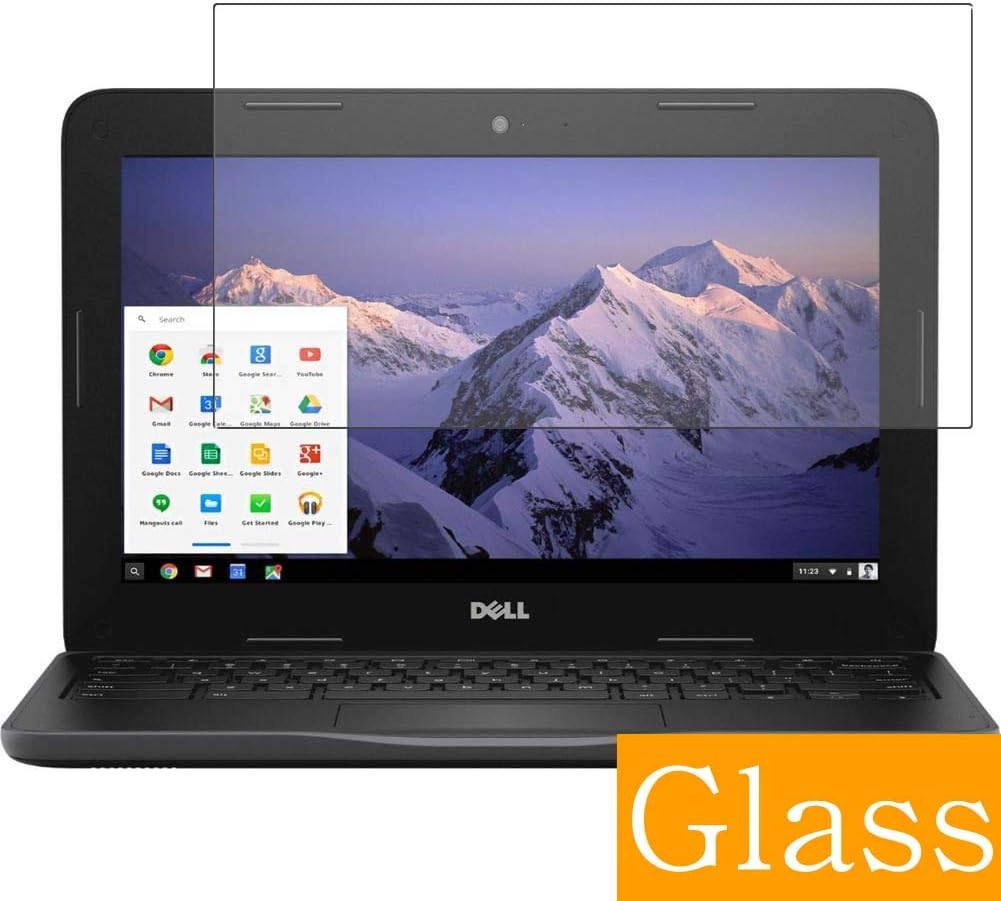 Synvy Tempered Glass Screen Protector for Dell Inspiron Chromebook 11 3000 (3181) 11.6" Visible Area Protective Screen Film Protectors 9H Anti-Scratch Bubble Free