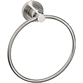 Manhattan Wall Mounted Towel Ring Finish: Satin Nickel