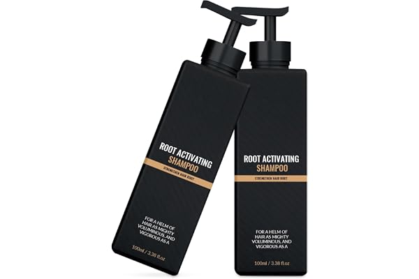 Root Activator Shampoo for Men,2PCS Hair Regrowth Conditioner Mane Strengthening Root Activating Shampoo Repair Conditioning