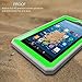 Fintie Shockproof Case for Amazon Fire HD 8 Tablets (7th and 8th Generation, 2017 and 2018 Releases) - [Tuatara Magic Ring] [360 Rotating] Multi-Functional Grip Stand Carry Cover, Green