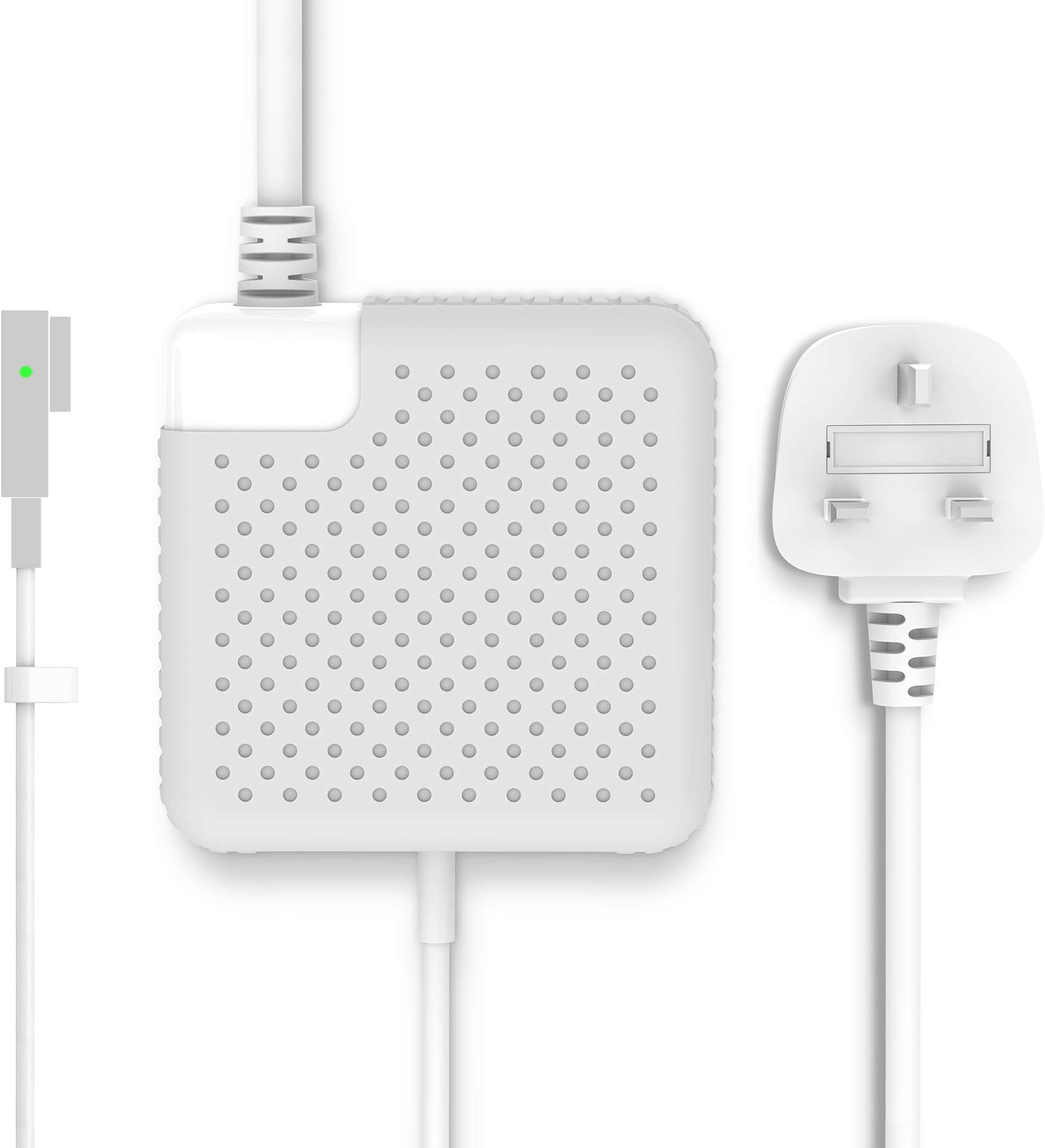 SkyGrand Compatible Mac Book Pro Charger, MacBook charger 60W Magsafe Power Adapter (L Tip) for Mac Book and MacBook Air 11 inch & 13 inch - Made Before Mid 2012 (With UK Extension Power Cord)