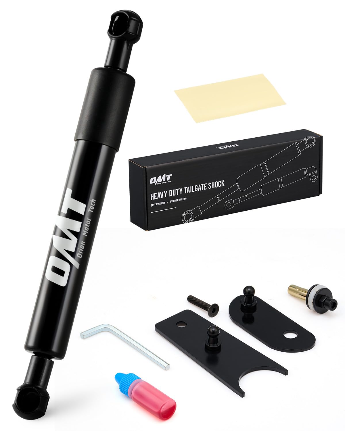 Photo 1 of Orion Motor Tech Heavy Duty Pickup Tailgate Assist, Truck Tailgate Lift Assist Kit Compatible with 07-18 Chevy Silverado GMC Sierra 1500 & 07-19 HD 2500 3500, Truck Tailgate Shock Absorber, Black