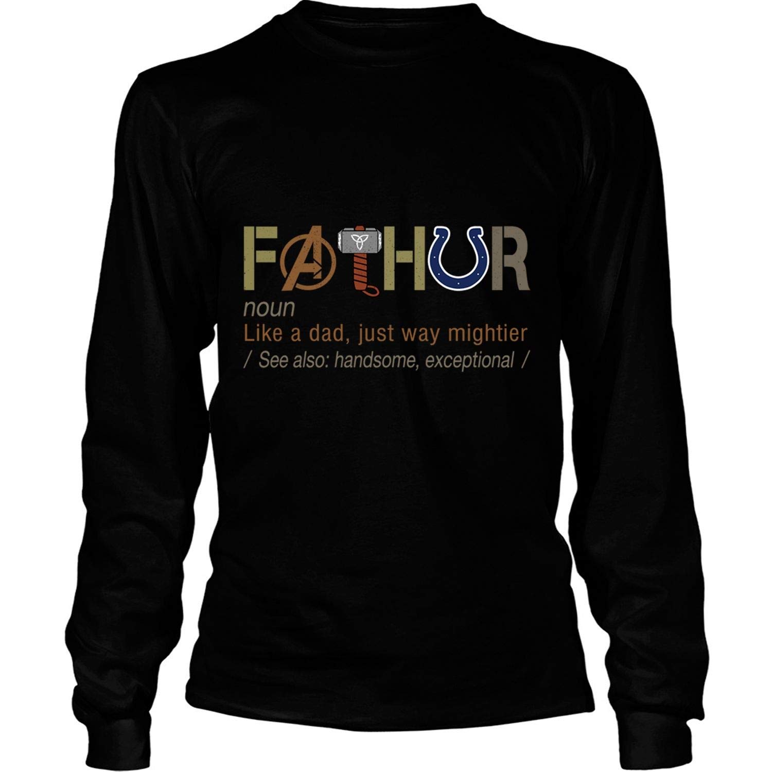 Fathor Indianapolis Colts, Father's Day Tees T Shirt