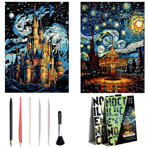 A3-Glow in the Dark Amusement Park+Castle