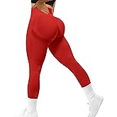 MOHUACHI Women Scrunch Butt Lifting Leggings for Women Seamless High Waisted Workout Yoga Pants Gym Booty Tights