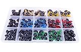 BESTCYC 80Pcs 8 Colors 12mm in a Box Assorted