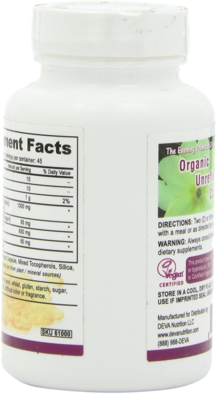 DEVA Evening Primrose Oil (Pack of 1): Health & Personal Care