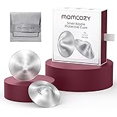 Momcozy 999 Silver Nursing Cups Original Perforated Breathable Design, 999 Silver Nipple Cover for Breastfeeding Essential, S