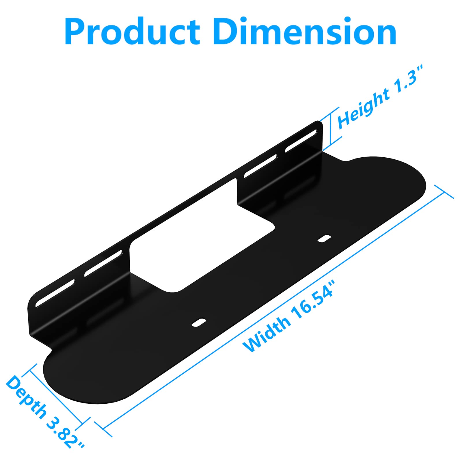 notiela Soundbar Mount for Sonos Beam Wall Mount Black - Heavy Duty Wall Bracket Mount for Sonos Beam Gen 1 & Gen 2 Mounting Bracket for Space Saving