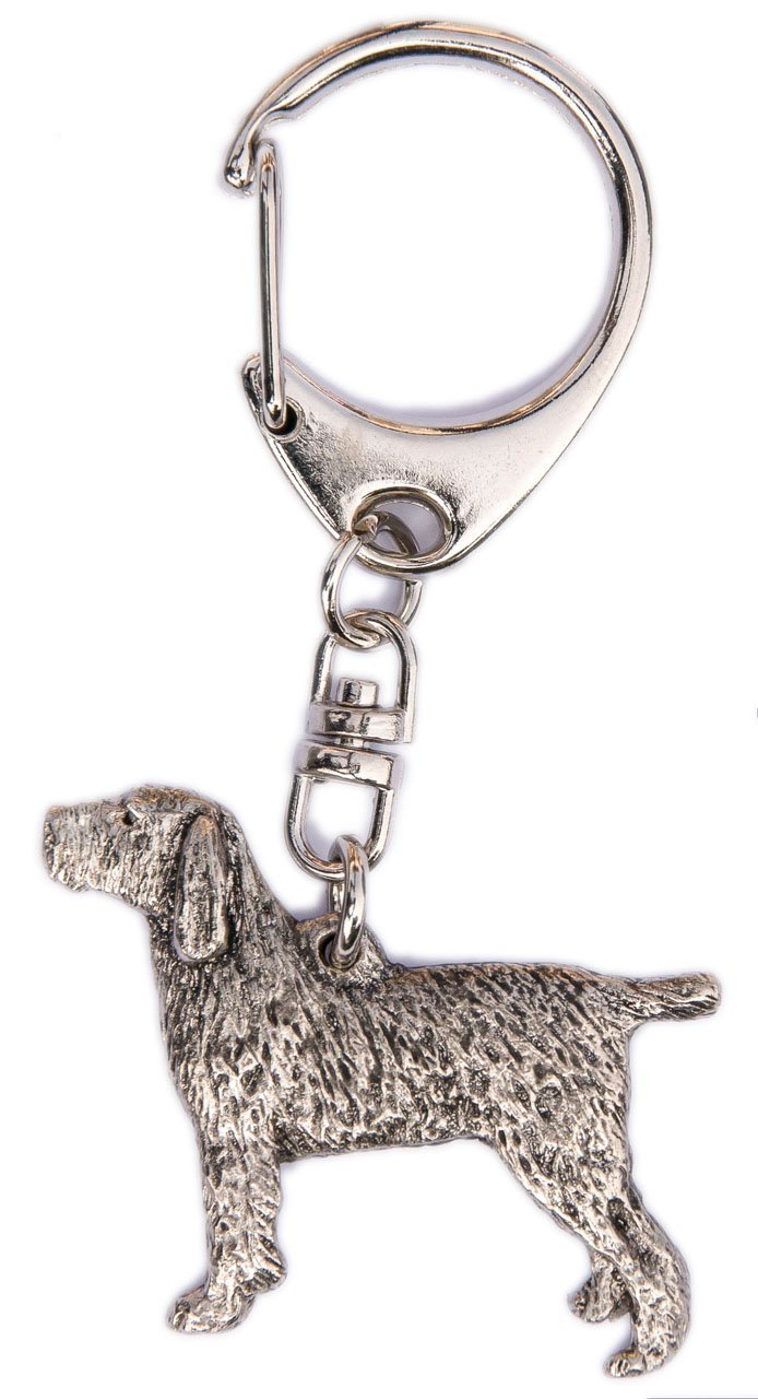 Spinone Itariano Made in U.K Artistic Style Dog Key Ring Collection