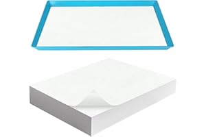 CZWESTC 100PCS Bird Cage Liner Papers, 12×10in Non-Woven Bird Cage Liners Disposable Precut Absorbent Cushion Pad Mat for Pet, Bird, Parakeets, Finches