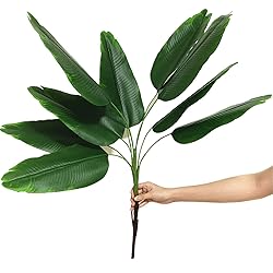 CATTREE 33 inch Tall Artificial Banana Tree, 9