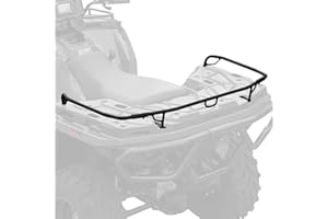 A & UTV PRO Rear Rack Extender for Polaris Sportsman 570 450 H.O. 2021 2022 2023 2024 2025, Heavy Duty Steel ATV Back Luggage Rack Extender Accessories, Replace OEM #2884841, Black