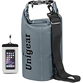 Unigear Dry Bag Waterproof, Floating and Lightweight Bags for Kayaking, Boating, Fishing, Swimming and Camping with Waterproo