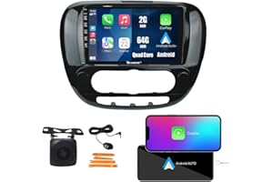 Kunfine Car CarPlay Android Auto Navigation Stereo GPS Radio Reverse Camera Display 9" IPS Touchscreen Headunit Tablet Pad Me