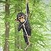 Collections Etc Swinging Monkey Hanging Yard Decoration, Black