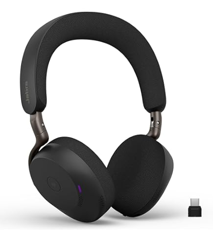Jabra Evolve2 75 Wireless Headset with Advanced Noise Cancellation