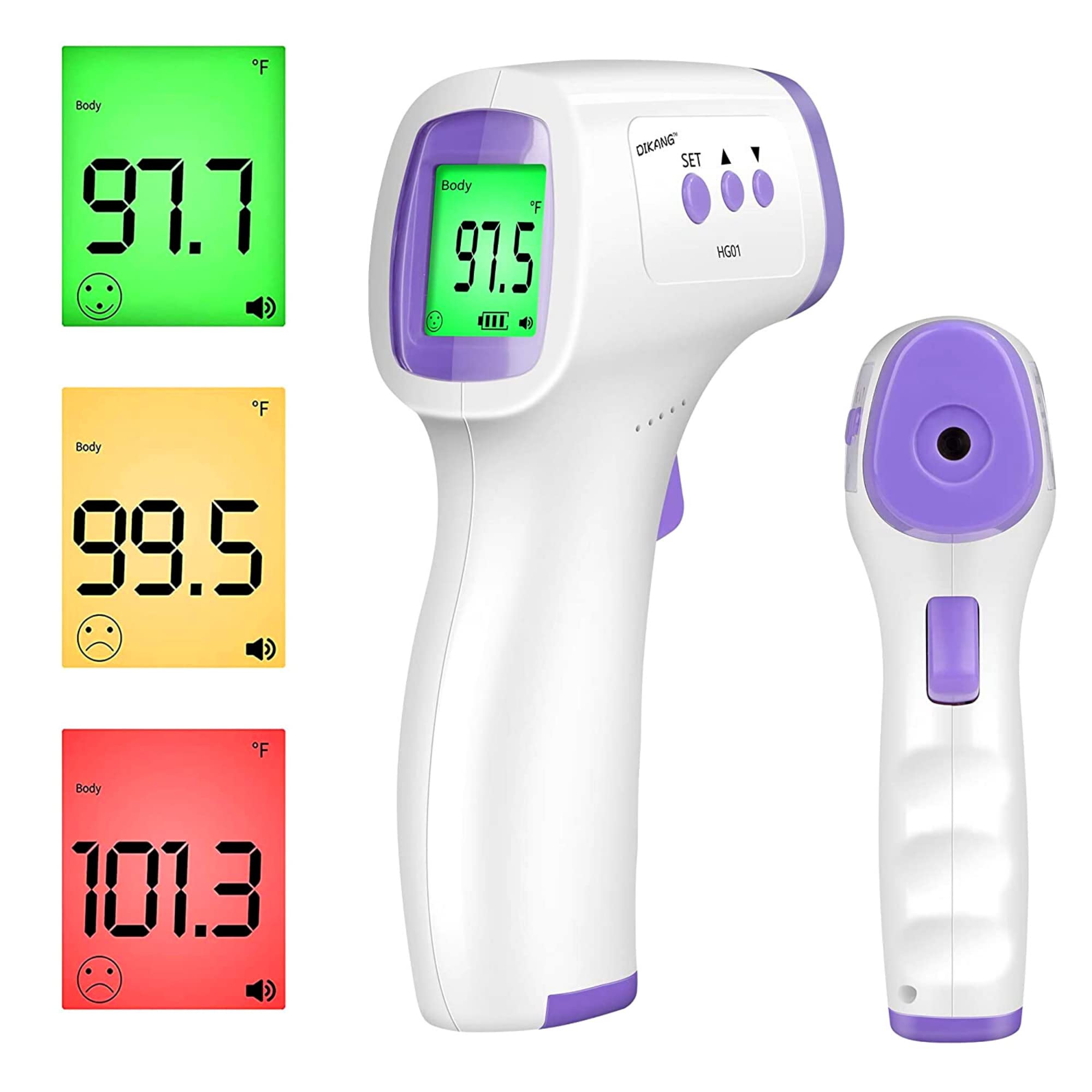 Nayble Dikang Digital Thermometer Temperature Thermometer, Non Contact Thermometer Infrared Thermometer Gun No-Touch Thermometer for Adults and Baby Thermometer