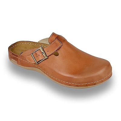 mens leather mule slippers for sale