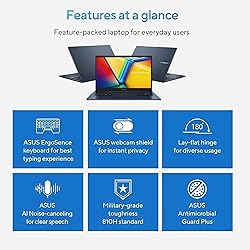 ASUS Daily Vivobook Laptop, 14" FHD Display, Intel