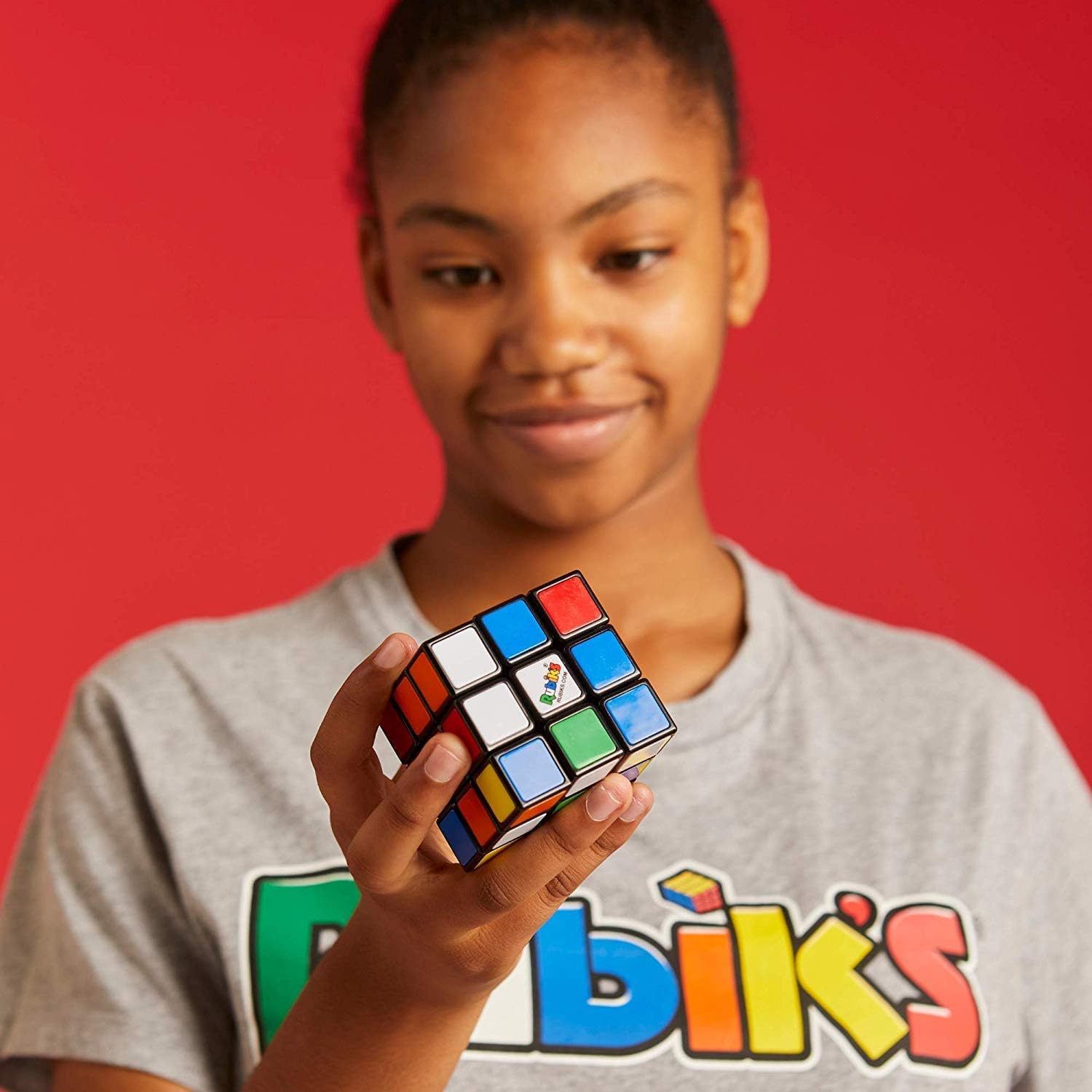 Rubik's Cube 3 x 3 Puzzle Game for Kids Ages 8 and Up: Toys & Games