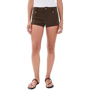 Free People Women's Vagabond Suede Shorts