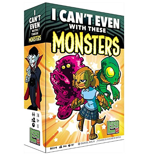 Level 99 Games I Can't Even with These Monsters Basic Card Game