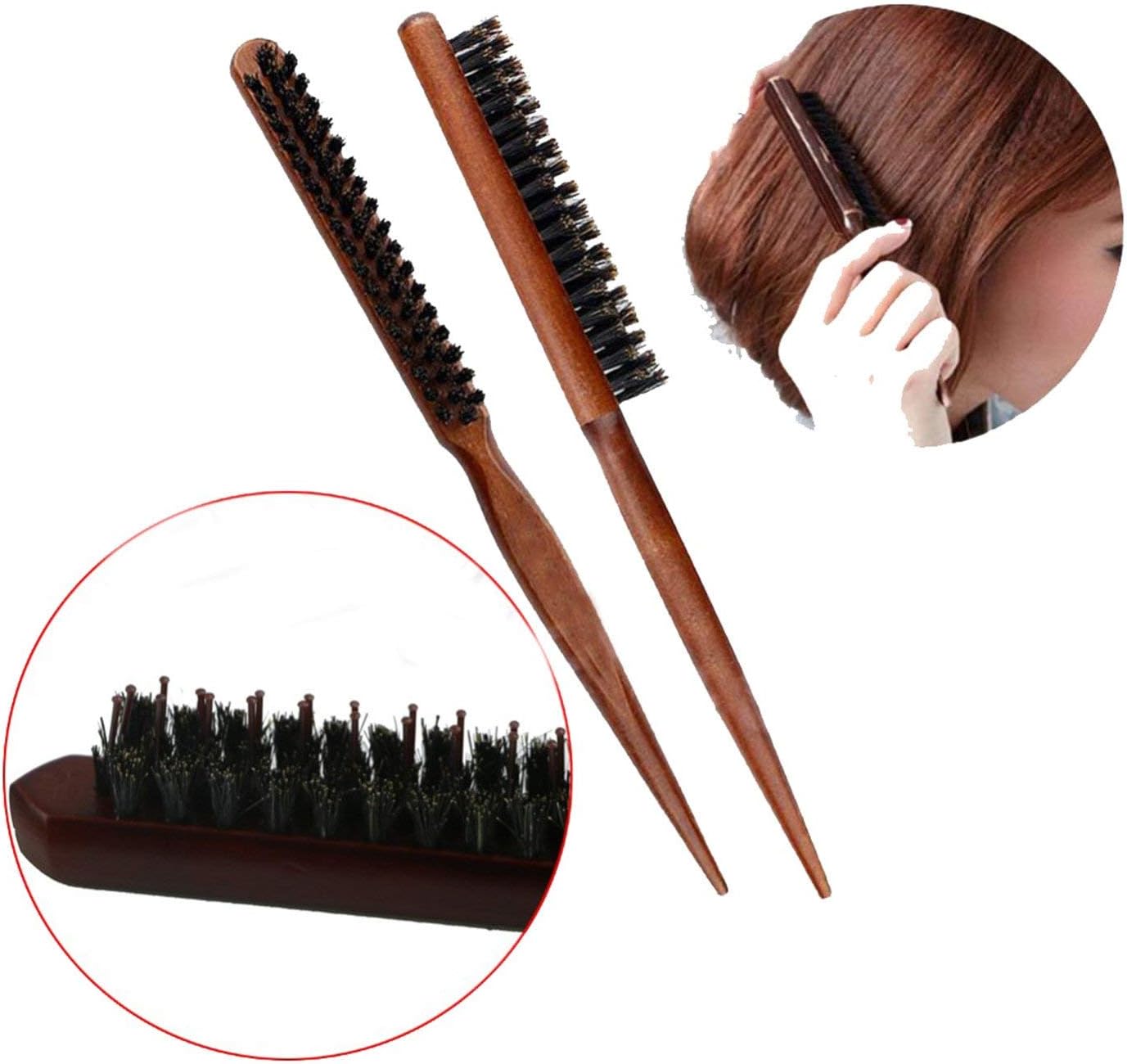 DAMIMI Bristle Hair Brush Fluffy Comb Hairdressing Barber Tool,