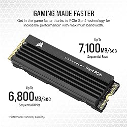 Corsair MP600 PRO LPX 8TB M.2 NVMe PCIe x4 Gen4 SSD
