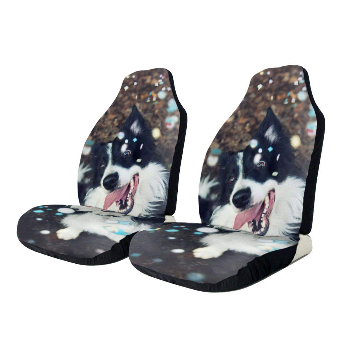 CHILL·TEK Car Seat Covers, Dogs Border Collie Auto Seat