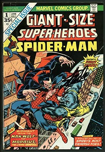 Stan Lee Signed Giant Size Superheroes Feat. Spider-Man #1 Comic Book PSA W18725