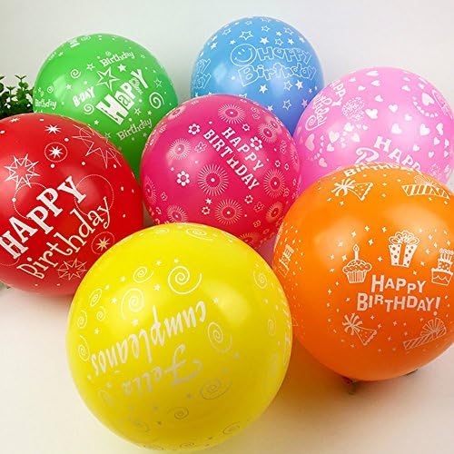 50pcs 12inch Latex Multicolor Balloons Happy Birthday Party Party Balloon Inflatable Decoration Globos Air Balls Baloons