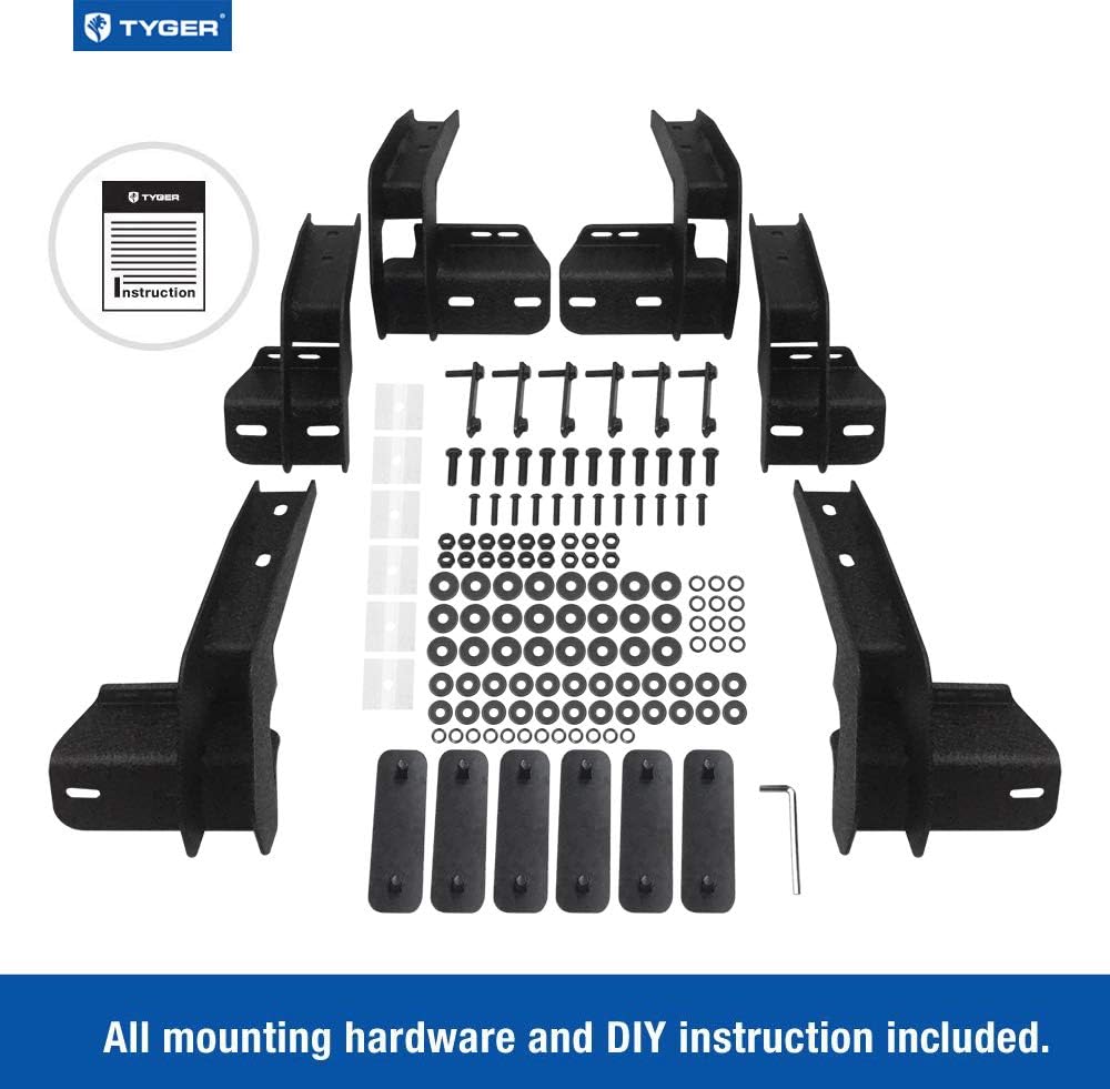 Tyger Auto TGBL8D7168 Blade Running Boards Fit 0918 Dodge Ram 1500