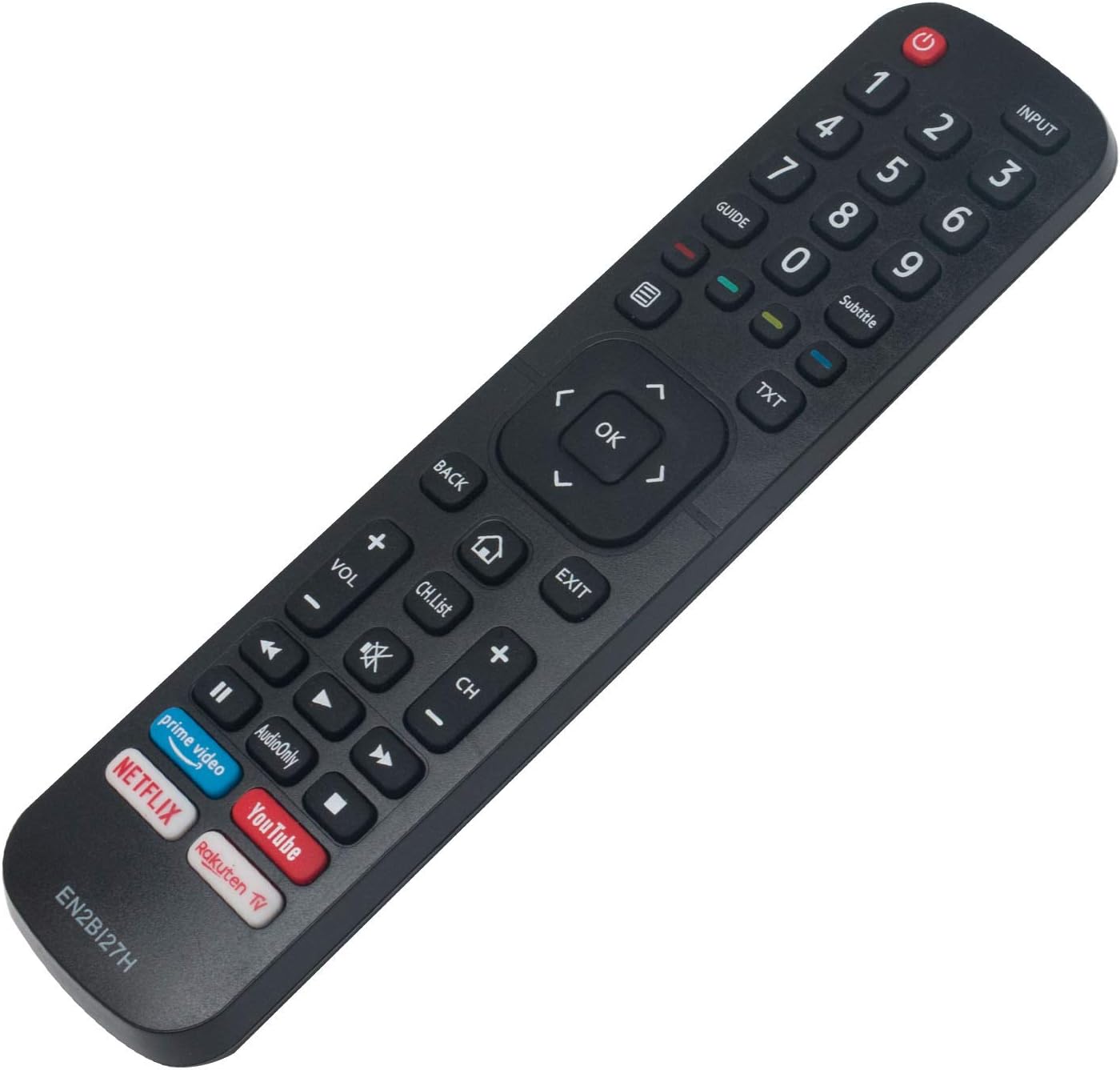 EN2BI27H Replace Remote Control - VINABTY Remote for Hisense TV H50BE7400 H75BE7400 H55BE7200 H65BE7200 H32BE5500 H50B7500UK H43B7500 H65B7500 H75B7510 H43B7300 H50B7300 H65B7300 H65B7100 H43BE7400 - Image 4