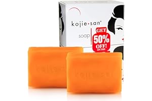 Kojie San Skin Brightening Soap - Original Kojic Acid Soap for Face & Body - Cosmetic Soap for Beautifully Fresh Skin (2 X 13